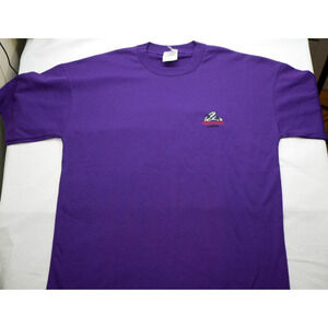 VTG Worldpro Marineland Canada Purple Medium T-shirt Embroidered Killer Whales